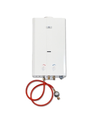 Eccotemp CE L10 chauffe-eau d'extrieur instantan. Convient pour montage fixe. 10 litres par minute et 18 kW. Beaucoup d'eau chaude pour peu d'argent.