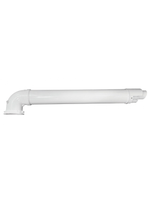 Tuyau d'alimentation en air frais / dcharge des gaz de combustion 60/100 mm adapt au chauffe-eau  gaz tanche TTulpe C- Meister 13