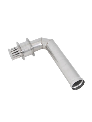 Conduit de fume 110 mm sortie de mur pour le chauffe-eau TTulpe Indoor B-10 ou B-11